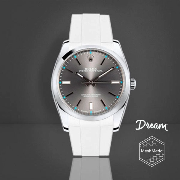 Rubber B strap for Oyster Perpetual 39mm - The Dream Strap
