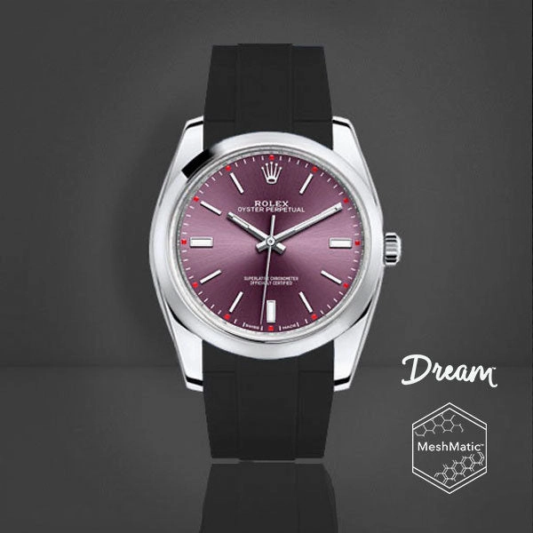 Rubber B strap for Oyster Perpetual 39mm - The Dream Strap