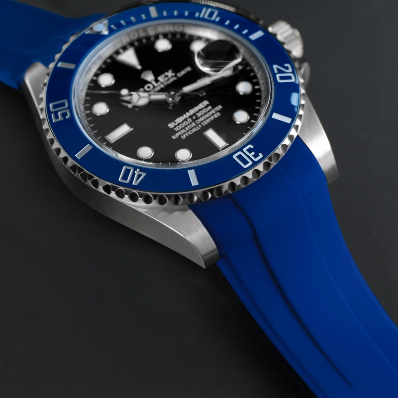 Rubber B strap for Rolex Submariner 41mm Ceramic - Tang Buckle Series