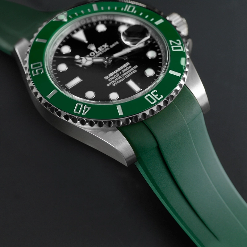 Rubber B strap for Rolex Submariner 41mm Ceramic - Tang Buckle Series