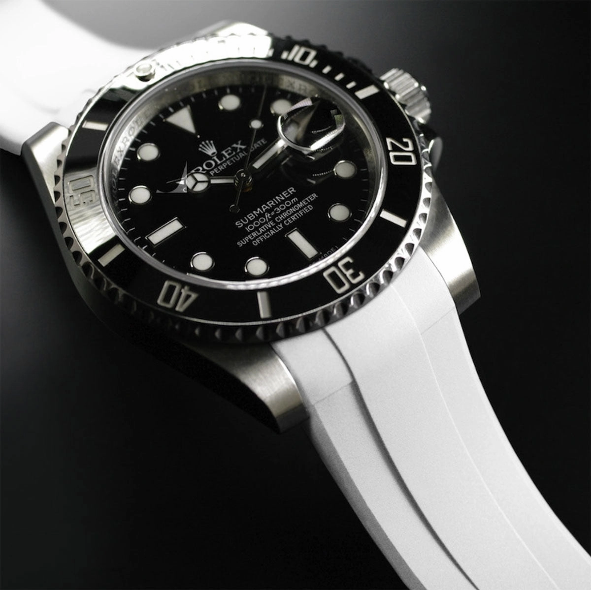 Rubber B strap for Submariner 40mm Ceramic - Tang Buckle Series