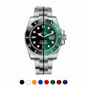 Rubber B strap for Submariner 40mm Ceramic - Tang Buckle Series