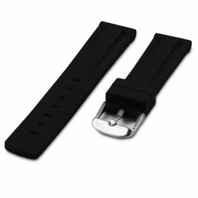 Rubber watch band - Black
