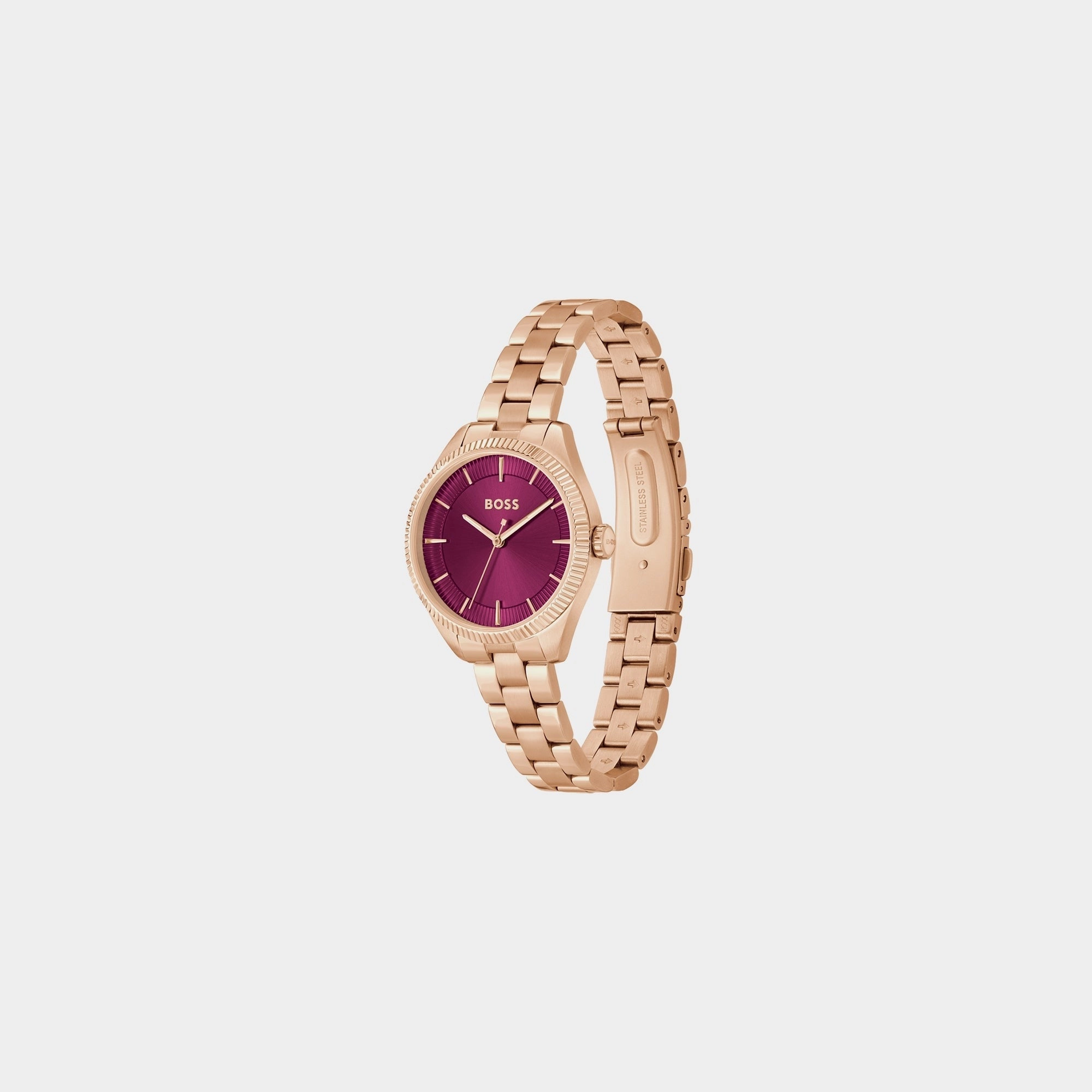 Sage Women's Red Analog Stainless Steel Watch 1502728