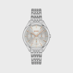 Saya Women Silver Chronograph Stainless Steel Watch 1502640