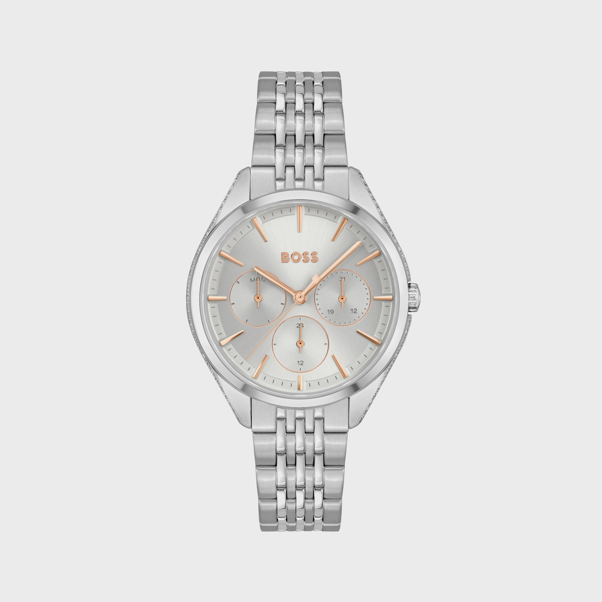 Saya Women Silver Chronograph Stainless Steel Watch 1502640