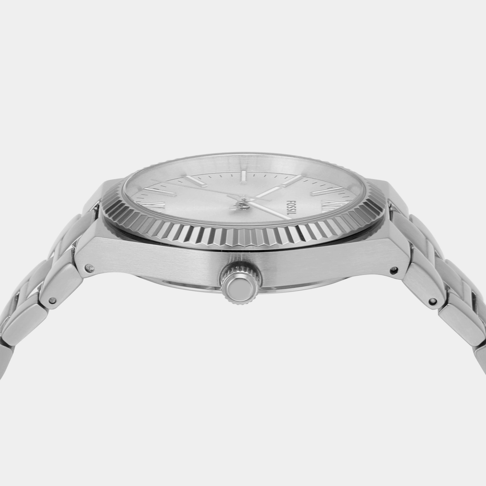 Scarlette Women Quartz Silver Dial Analog Stainless Steel Watch ES5300