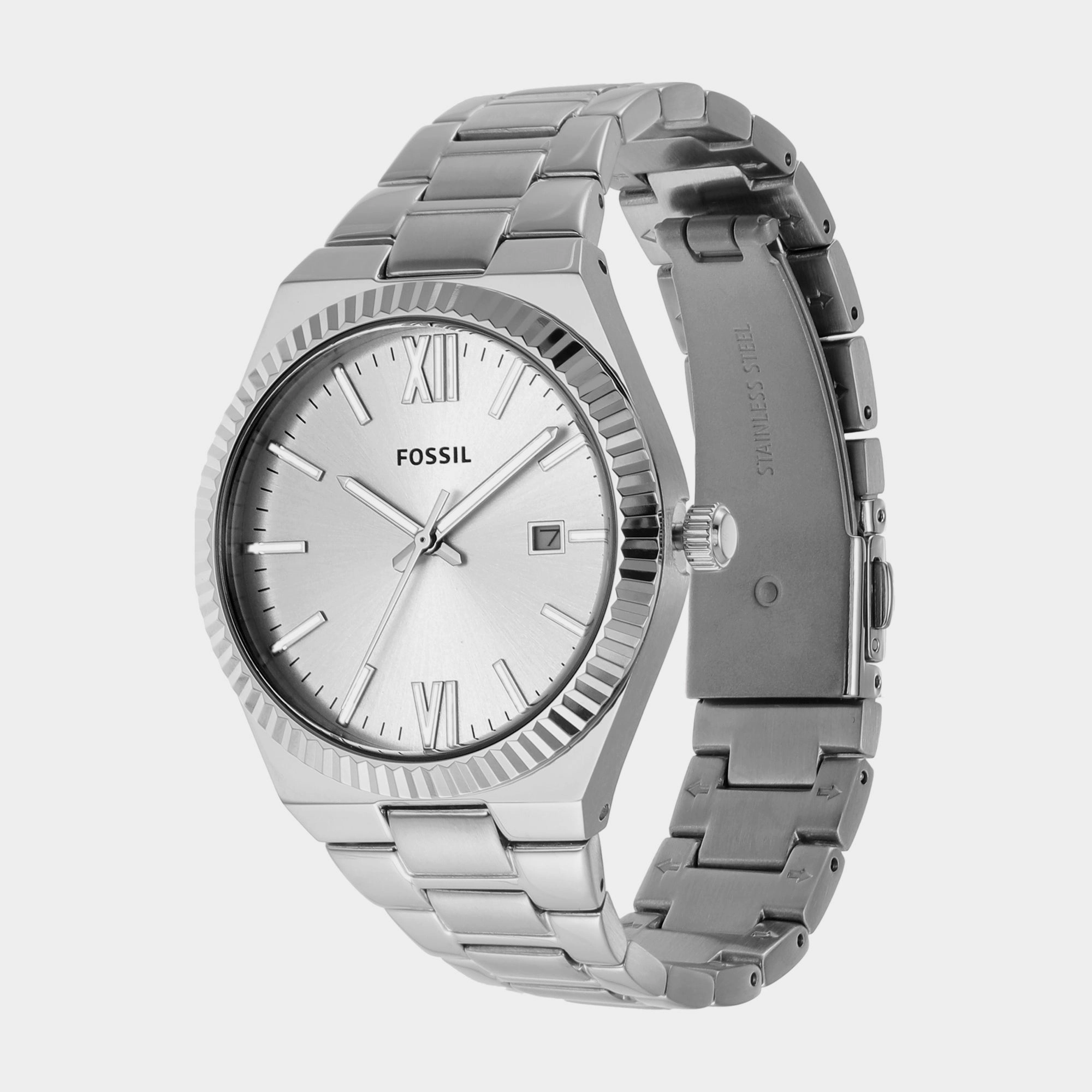 Scarlette Women Quartz Silver Dial Analog Stainless Steel Watch ES5300