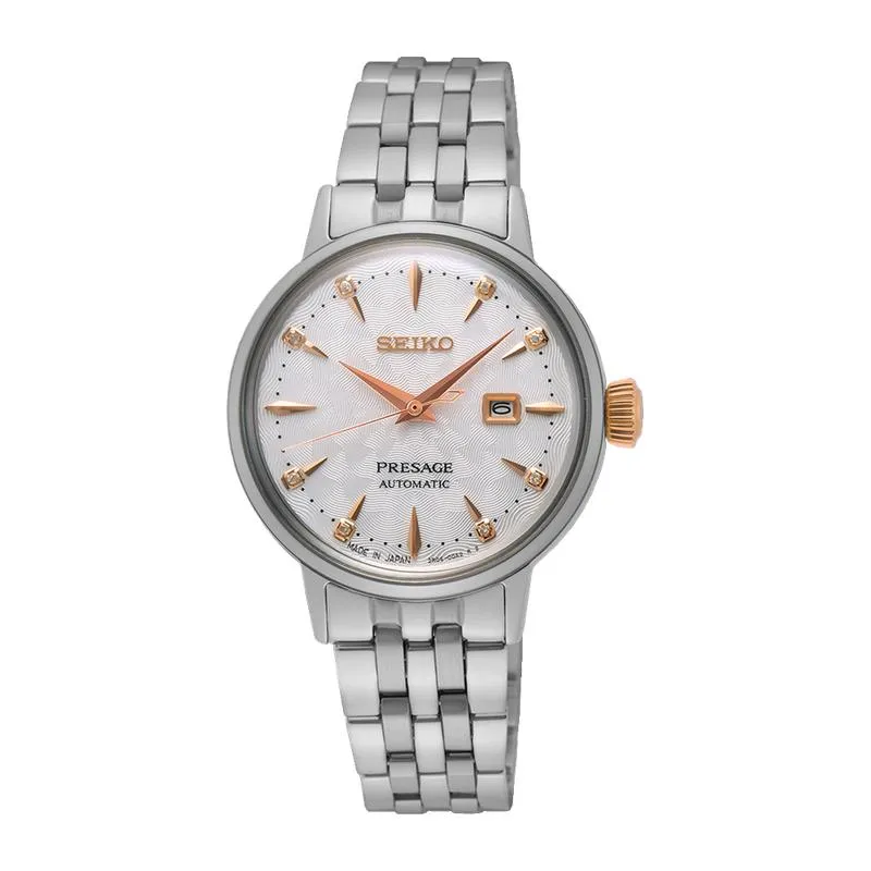 Seiko Presage Cocktail Time Clover Club Diamond Twist Watch - SRE009J1