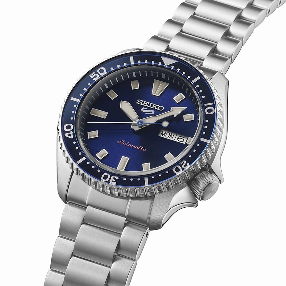 Seiko 5 Sports SKX Redux in Koniro Blue Automatic Watch SRPL83K1