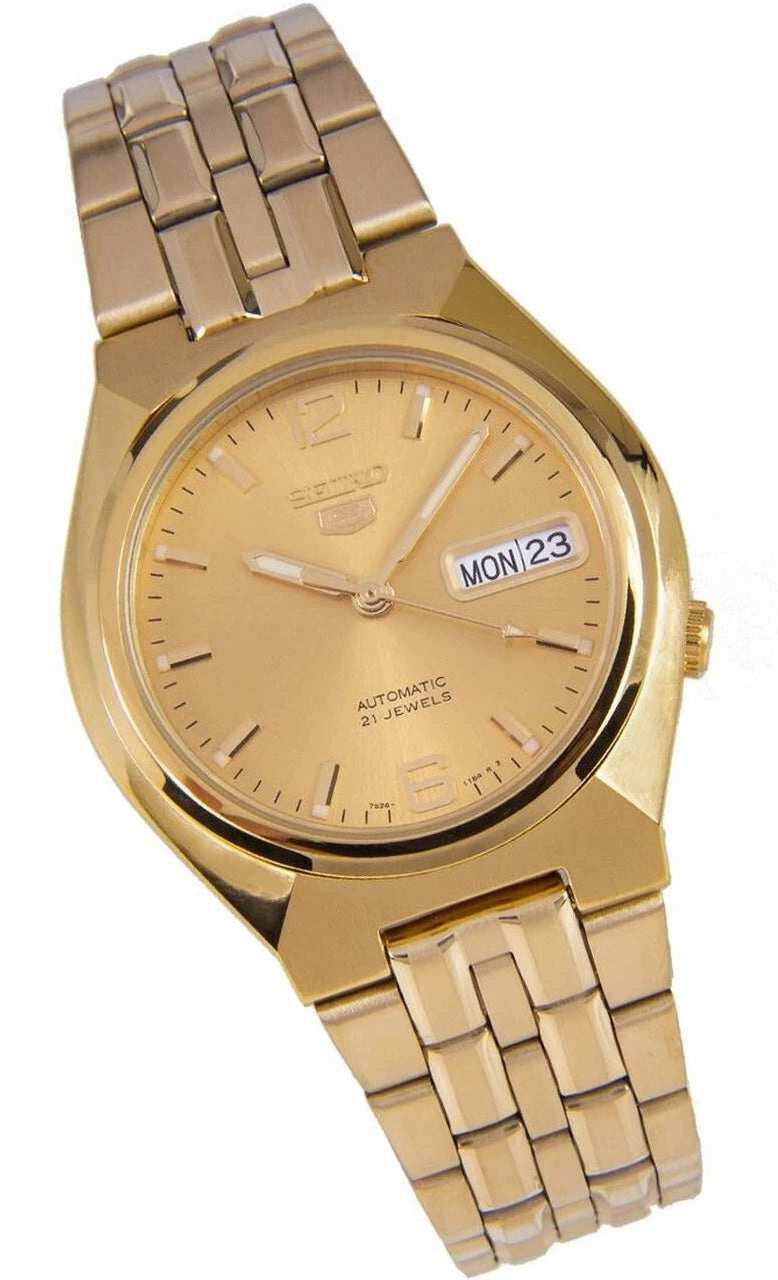 Seiko 5 Sports SNKL64K1 Gold Stainless Automatic Watch for Men