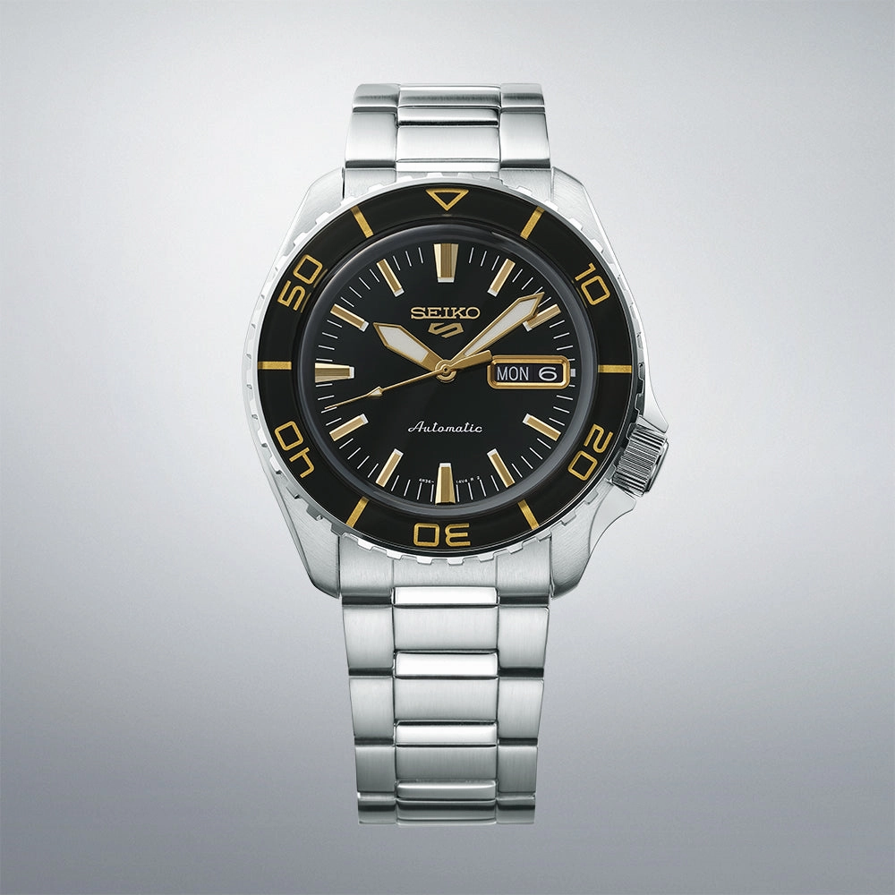Seiko 5 Sports SNZH5 Redesign Blacktone Redux Mens Watch SRPK99K1