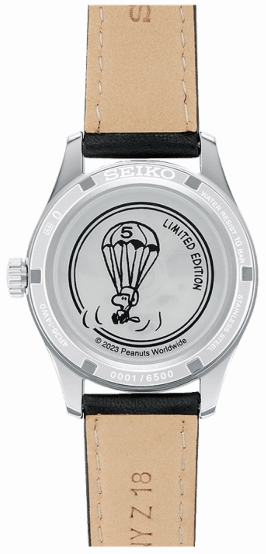 Seiko 5 Sports SRPK27K1 Snoopy Peanut Parachute 55th Anniversary Limited Ed Automatic Watch for Men
