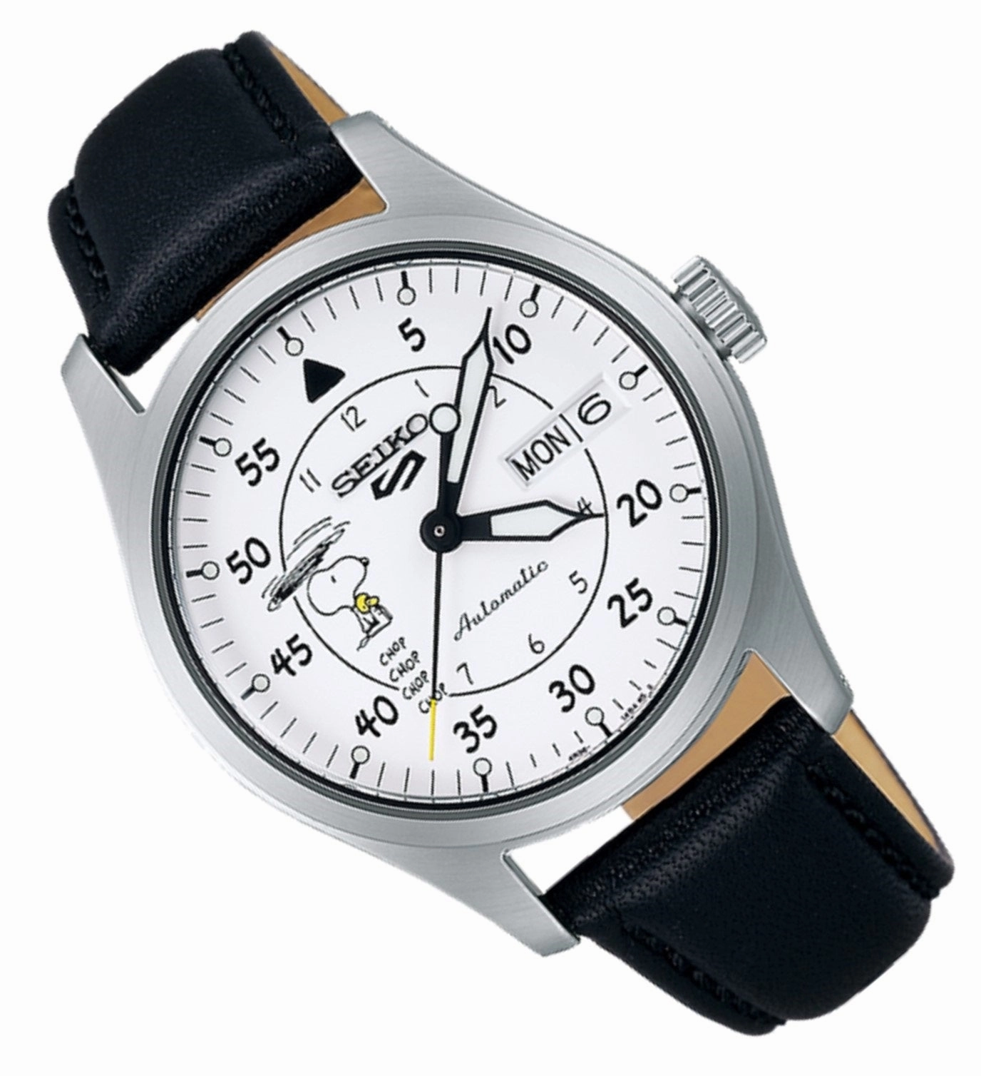 Seiko 5 Sports SRPK27K1 Snoopy Peanut Parachute 55th Anniversary Limited Ed Automatic Watch for Men
