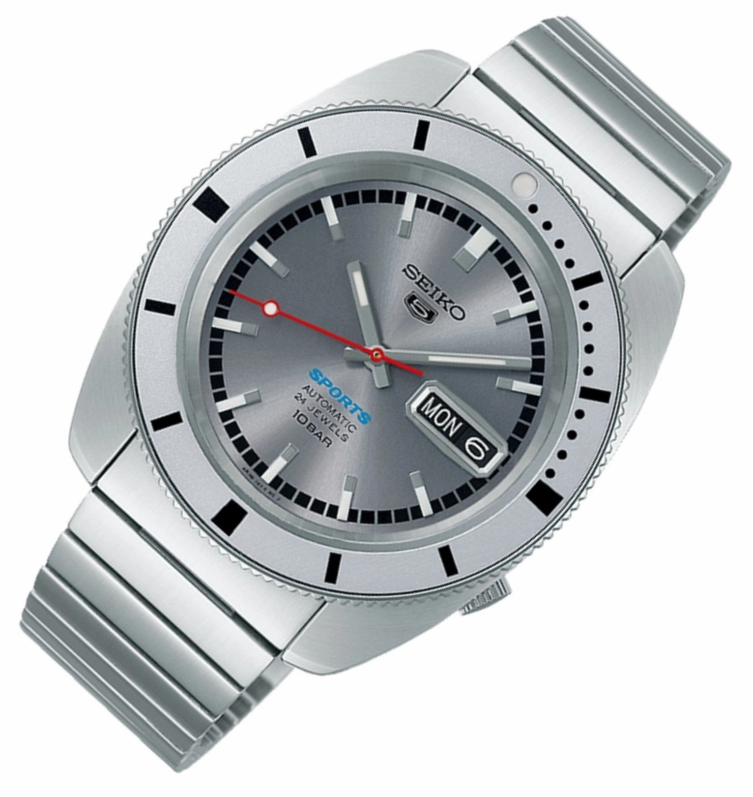 Seiko 5 Sports SRPL03K1 Ash Blue 1968 Limited Edition Automatic Watch for Men