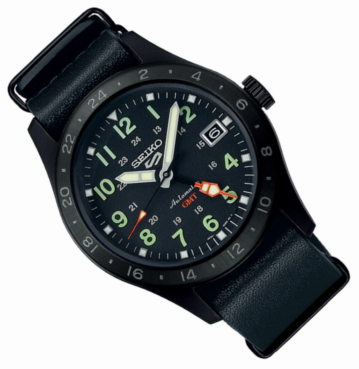 Seiko 5 Sports SSK025K1 GMT Field Deception Automatic Watch for Men