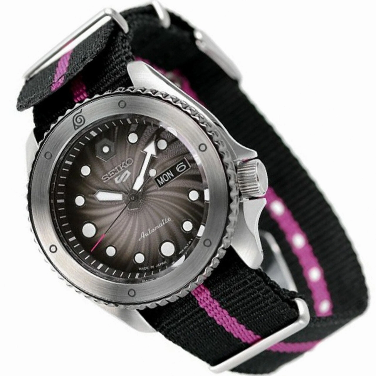 Seiko 5 SRPF65K1 Naruto Series Boruto Uzumaki Limited Edition Automatic Watch for Men's