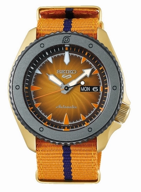 Seiko 5 SRPF70K1 Naruto Series Naruto Uzumaki Limited Edition Automatic Watch for Men's