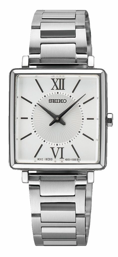 Seiko Conceptual Series Silver Dial Stainless Steel Ladies Watch SWR111P