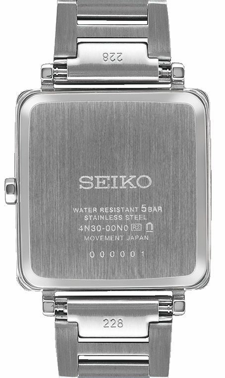 Seiko Conceptual Series Silver Dial Stainless Steel Ladies Watch SWR111P