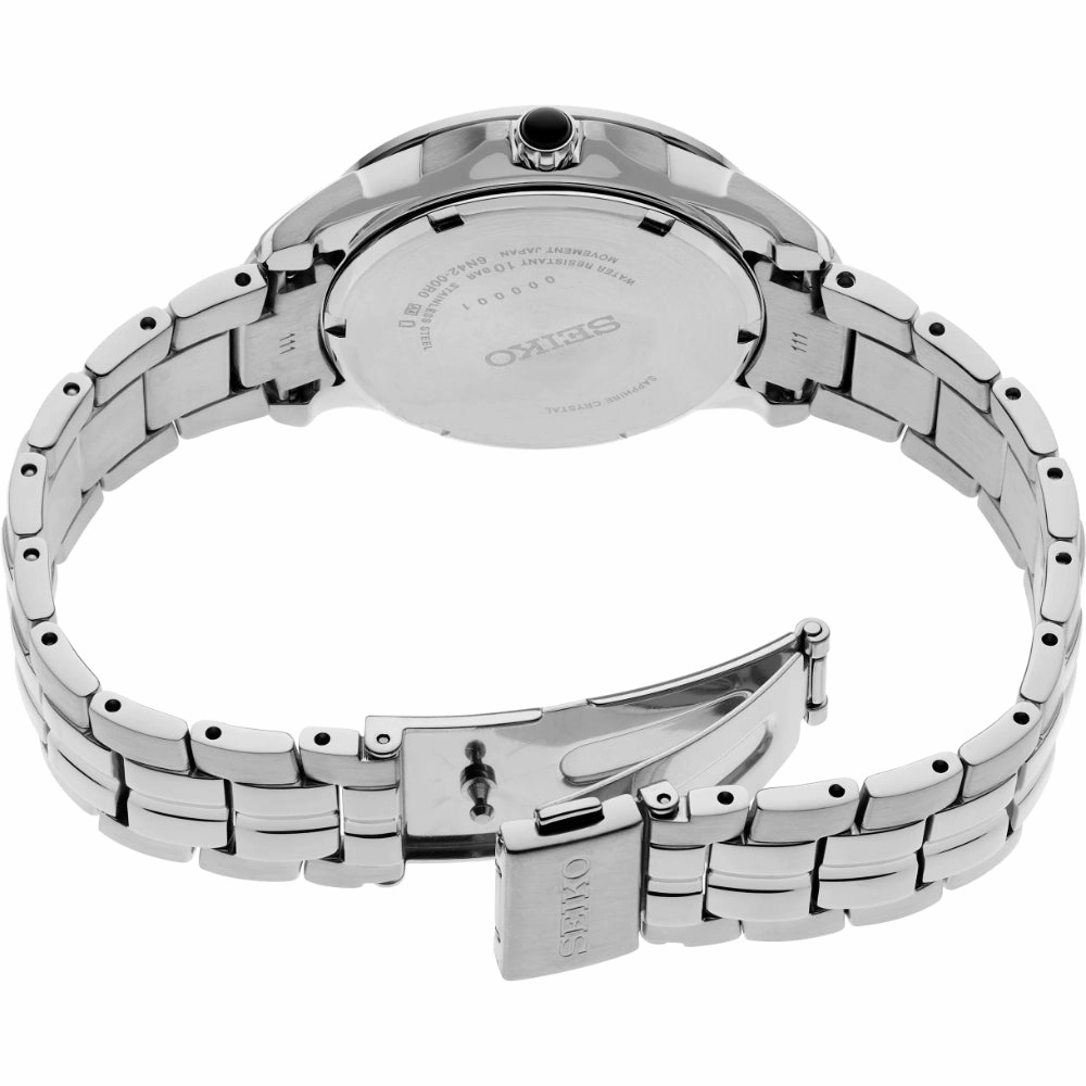 Seiko Coutura Collection 34mm Quartz Watch with Diamonds