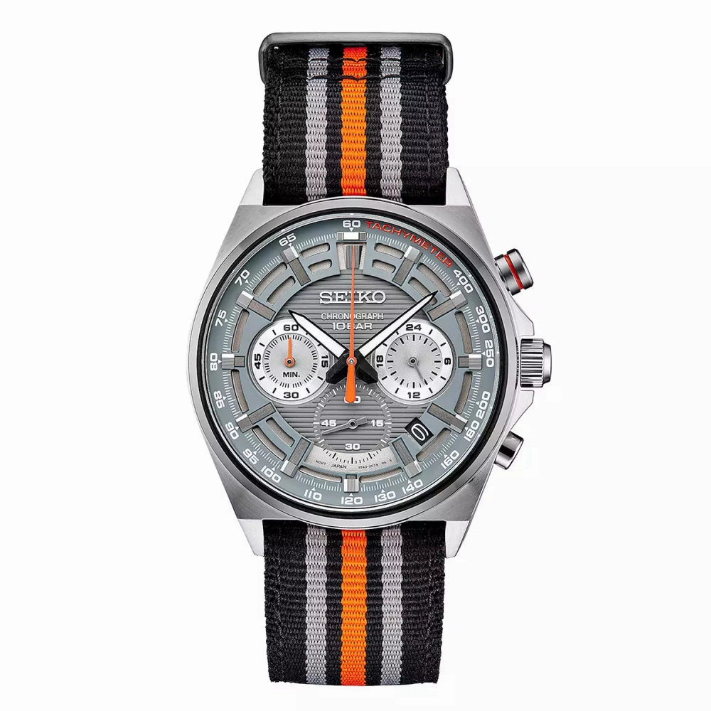 Seiko Essentials 41mm Quartz Chronograph Watch, SSB403