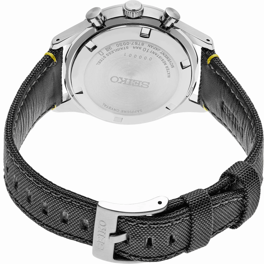 Seiko Essentials Chronograph - Grey Dial & Strap SSB423