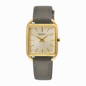 Seiko Essentials Collection 26mm Gold Tone Quartz Watch
