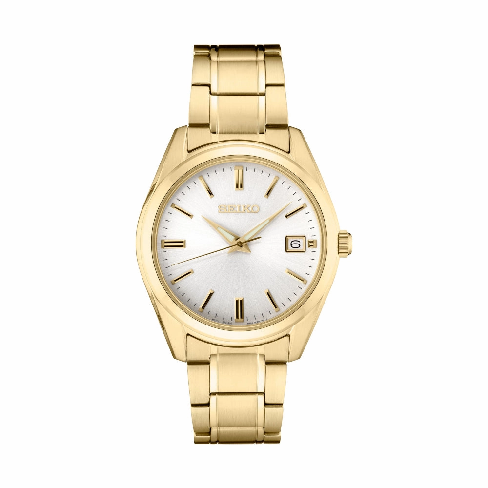 Seiko Essentials Collection Gold-Tone Quartz Watch