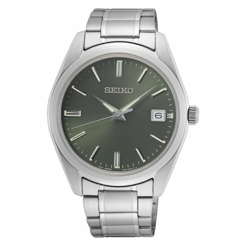 Seiko Essentials Stainless Steel 40mm Quartz Watch