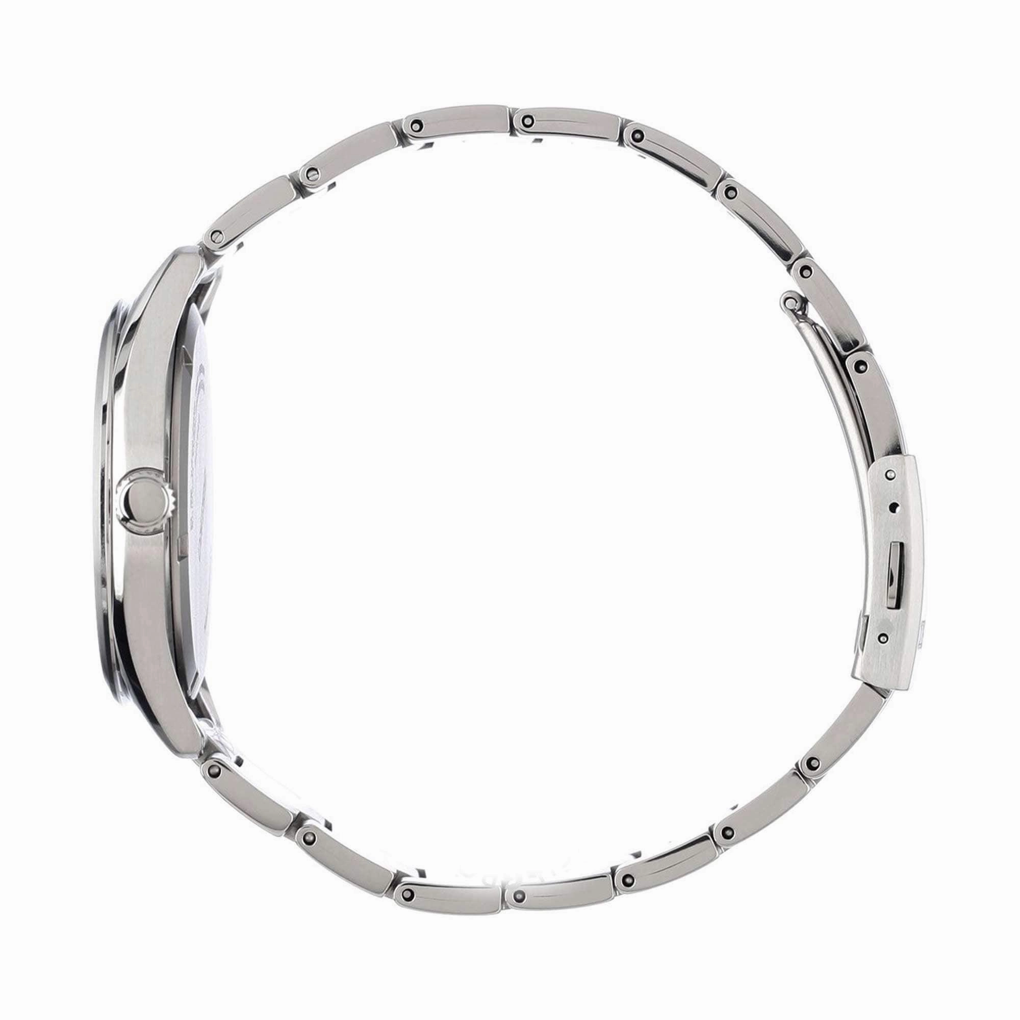 Seiko Men's Watch - Discover More Blue Dial Grey Titanium Bracelet | SUR371P1