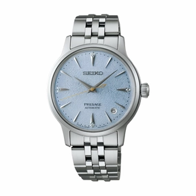 Seiko Presage Frozen Skydiving Diamond Cocktail Time Ladies Watch SRPL61J1