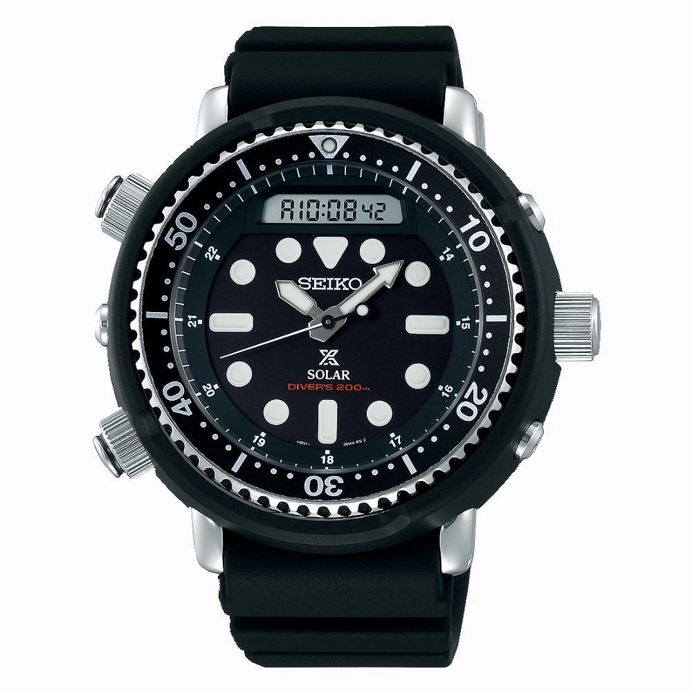 Seiko Prospex Arnie Solar Hybrid Mens Divers Watch SNJ025P1