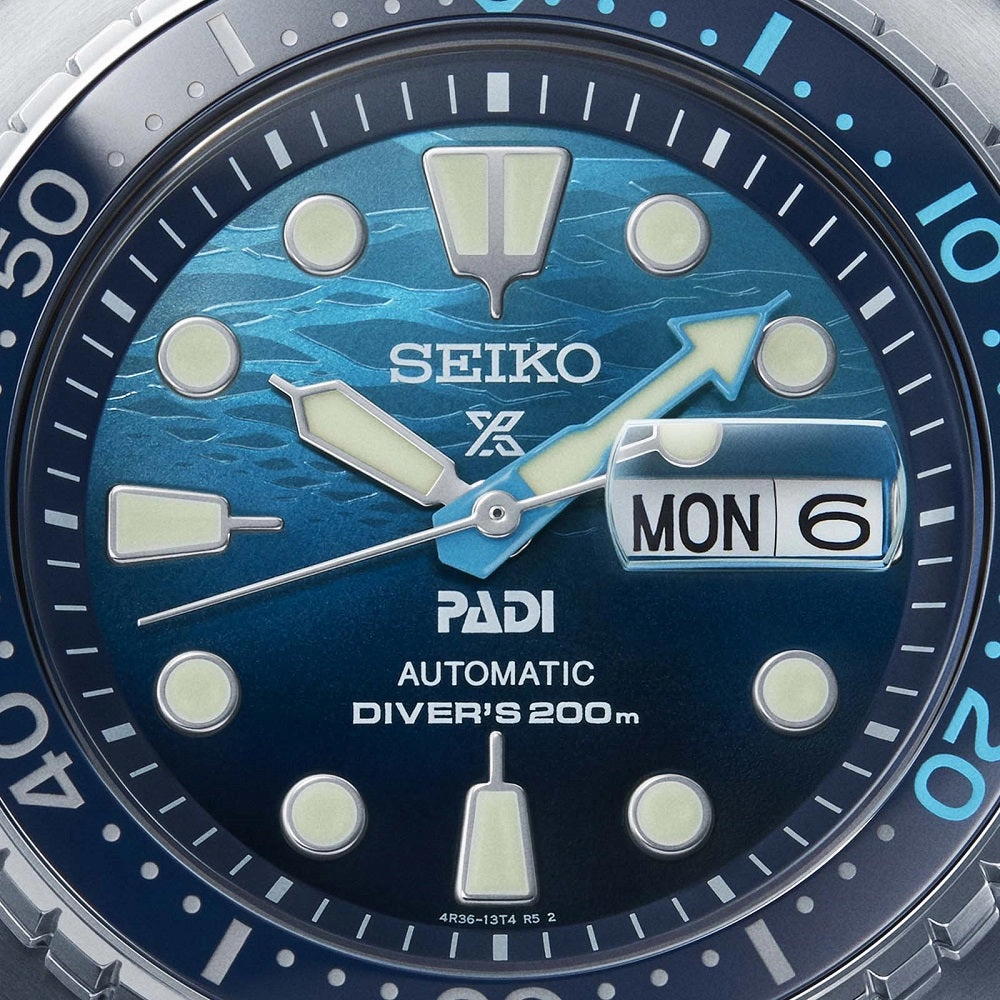 Seiko Prospex Great Blue Turtle Scuba PADI Special Edition Watch SRPK01K1