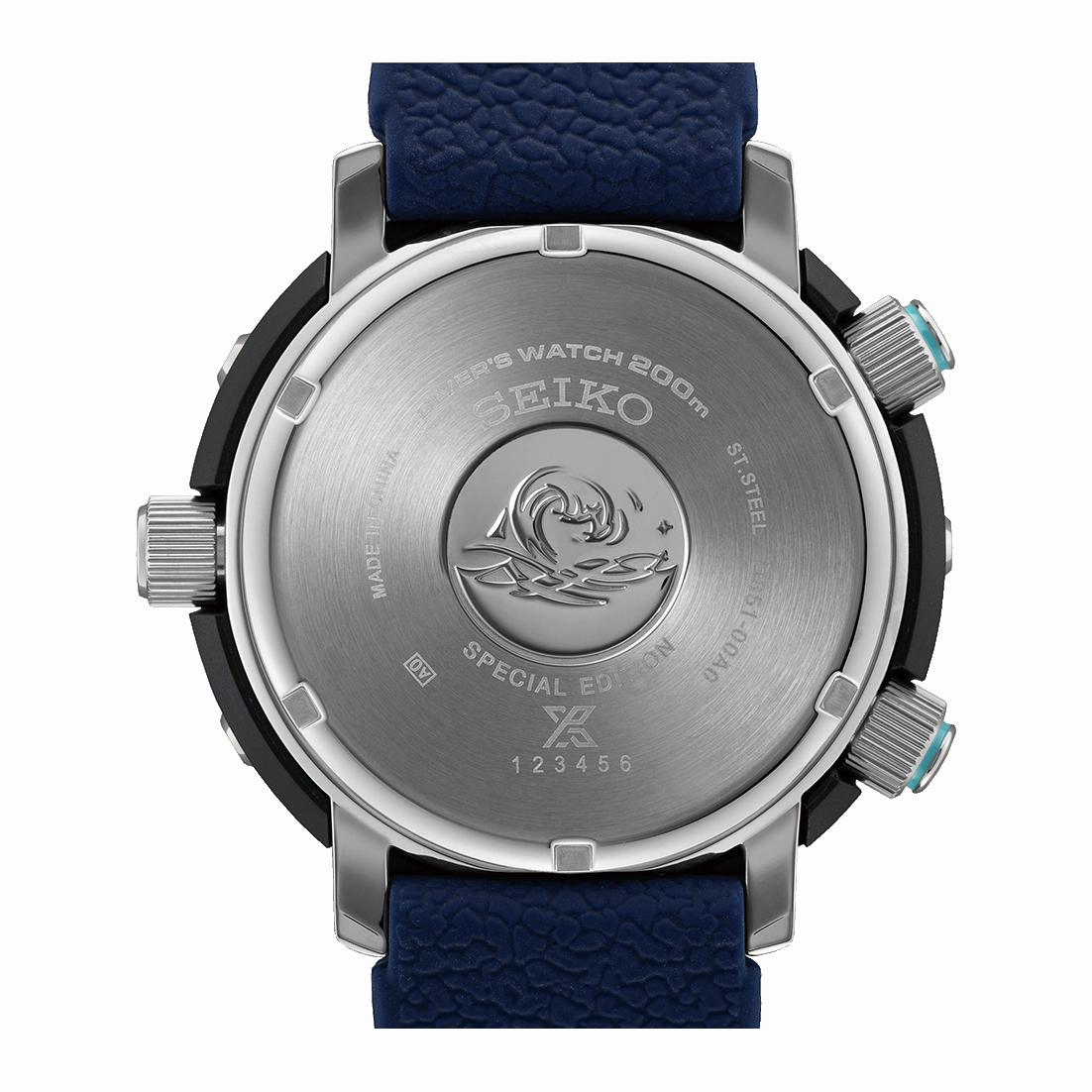 Seiko Prospex Solar Diver Watch 200M Black Dial SNJ039P