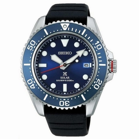 Seiko Prospex Solar Divers Watch Silicone Strap SNE593P1