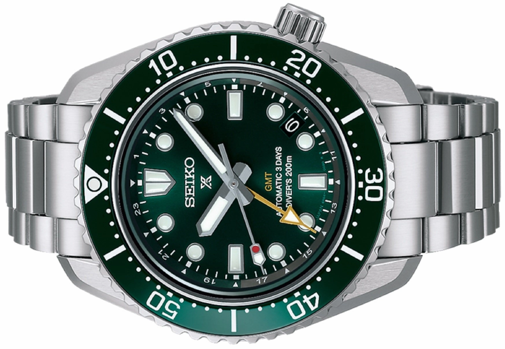 Seiko Prospex SPB381J1 "Hulk" Green 1968 GMT Automatic Watch