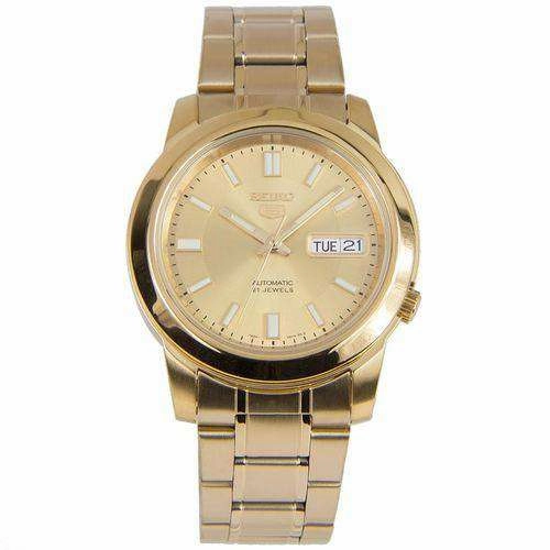 SEIKO SNKK20K1 Automatic Gold Plated Stainless Steel Watch for Men-