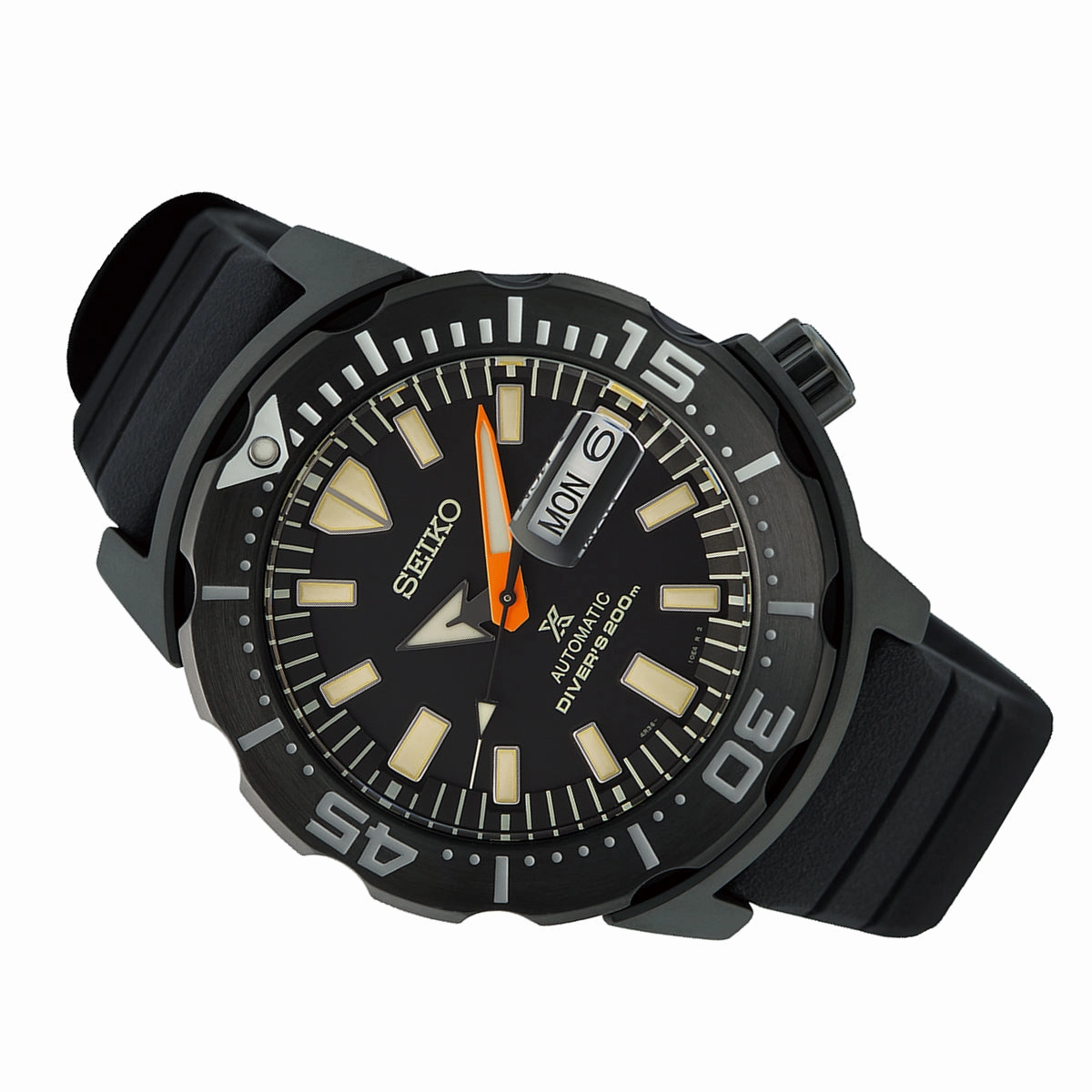 Seiko SRPH13K1 Prospex Black Series Monster Limited Edition Automatic Diver Watch Men