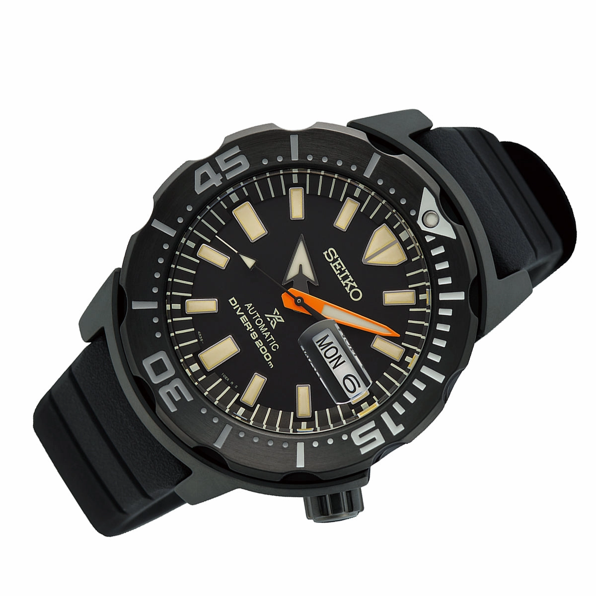 Seiko SRPH13K1 Prospex Black Series Monster Limited Edition Automatic Diver Watch Men