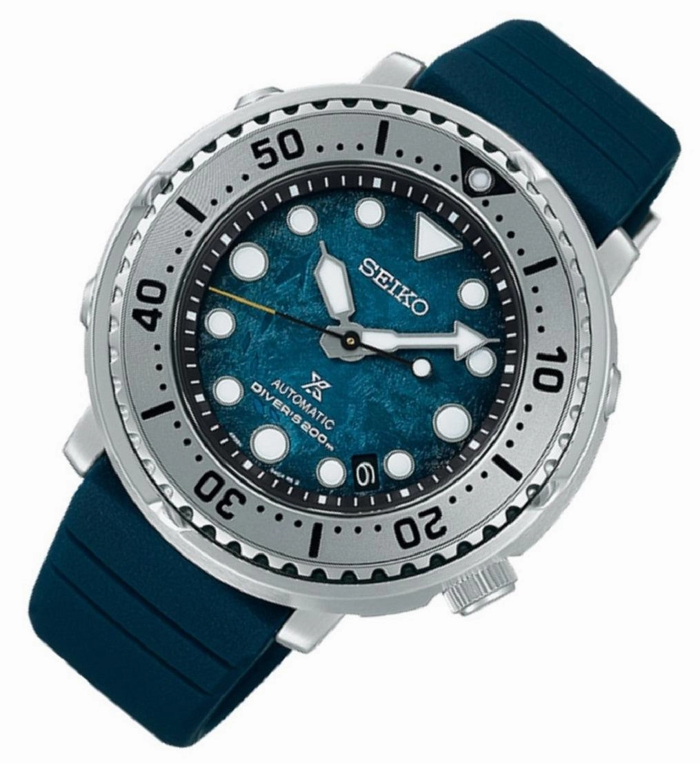 Seiko SRPH77K1 Prospex Save The Ocean Automatic Watch Men