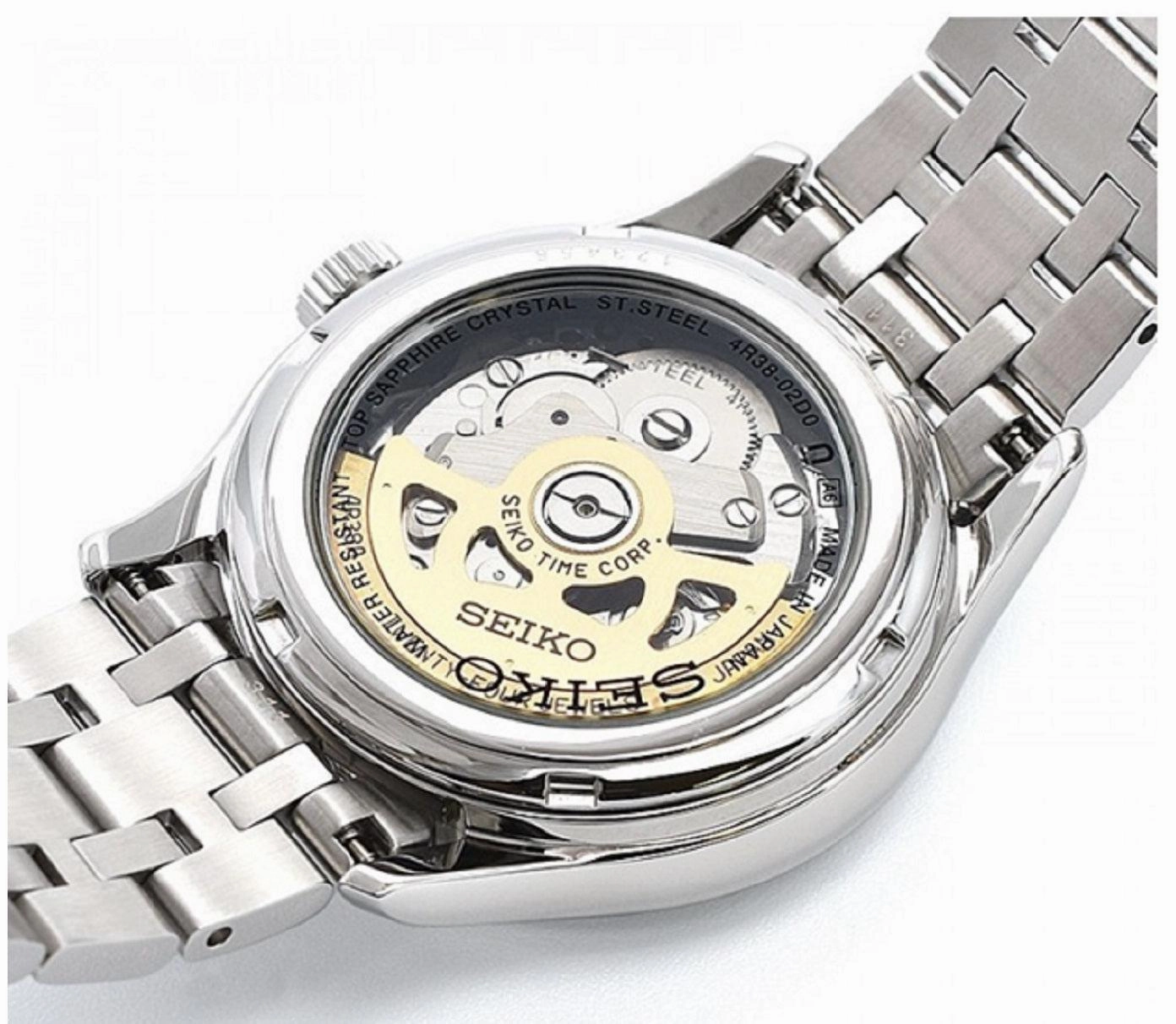 Seiko SSA411J1 Presage Open Heart Automatic Watch Men