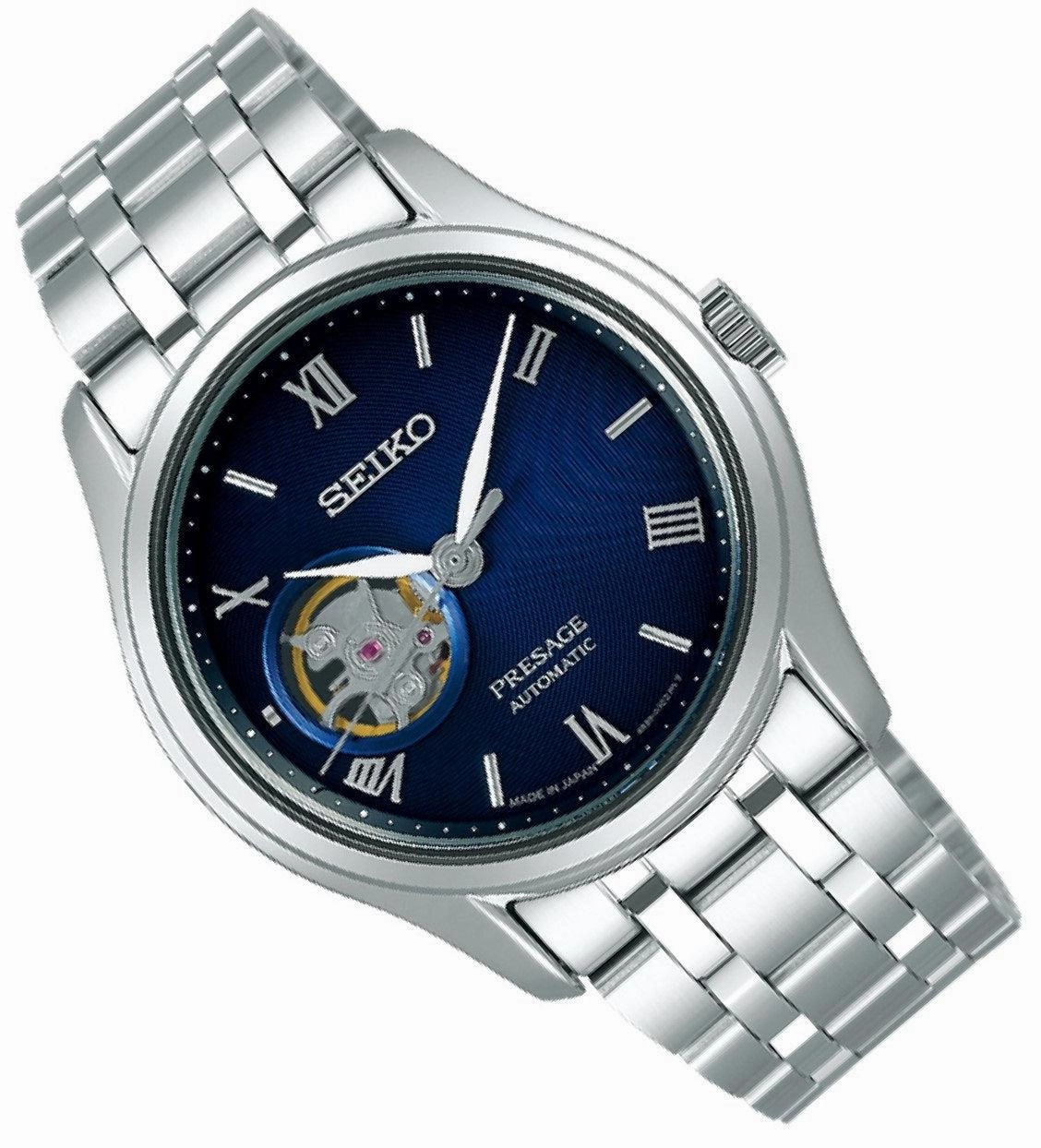 Seiko SSA411J1 Presage Open Heart Automatic Watch Men
