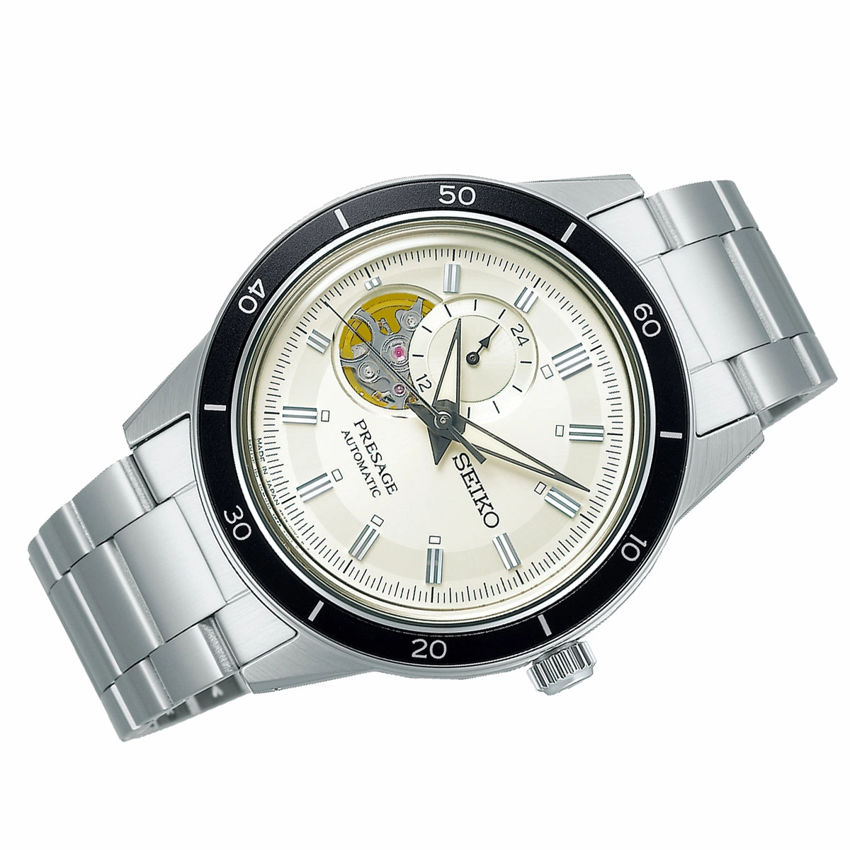 Seiko SSA423J1 Presage Style60's Open Heart Automatic Watch Men