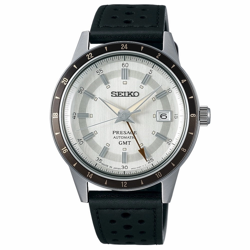 Seiko Watch Presage Stone Style 60's Road Trip GMT Automatic SSK011J1