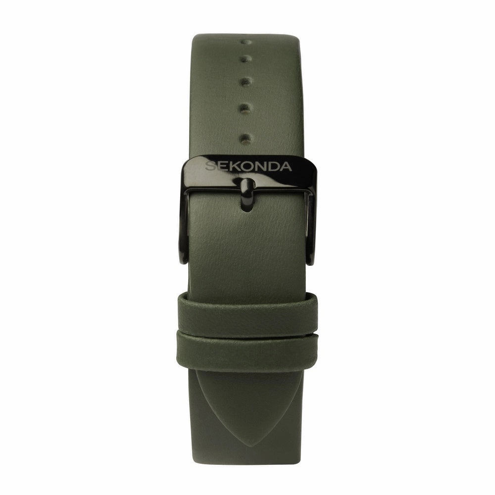Sekonda Airborne Green Strap Mens Watch 1990