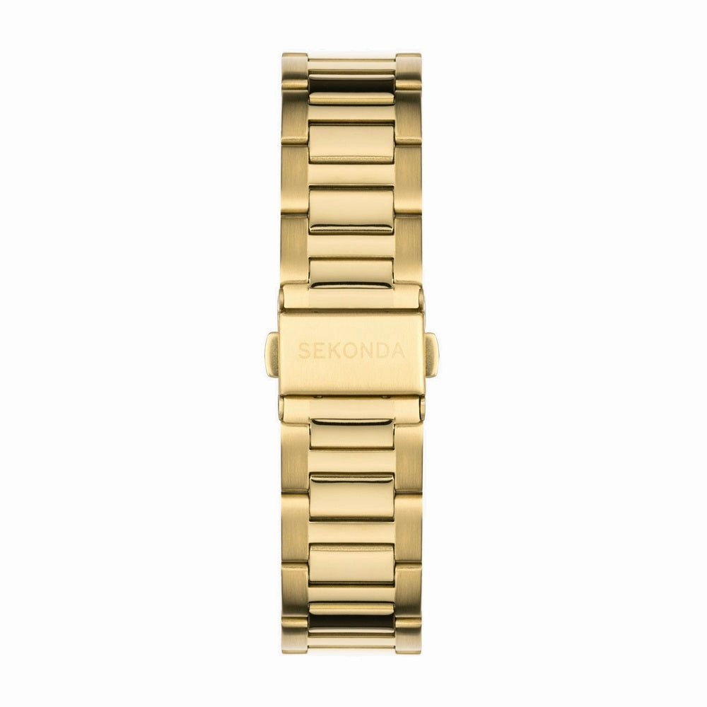 Sekonda Circuit Chronograph Mens Gold Plated Watch 30203