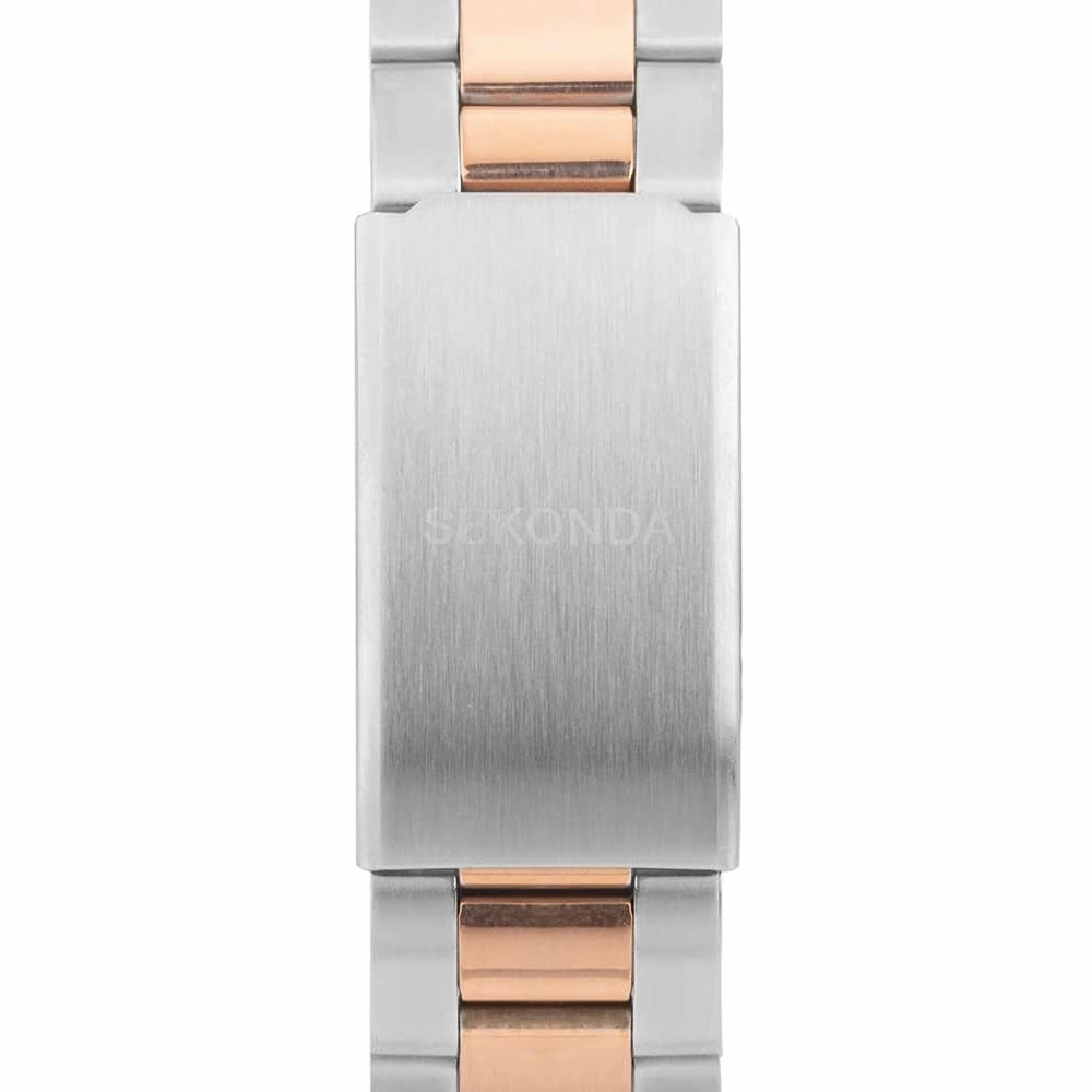 Sekonda Classic 38mm Two Tone Ladies Day Date Watch 2162