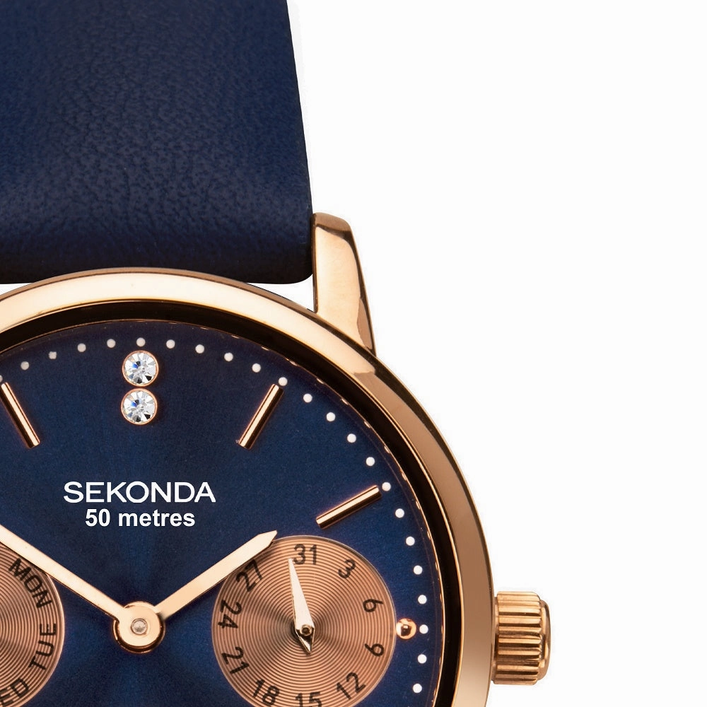 Sekonda Classic Ladies Watch Blue Strap 40304