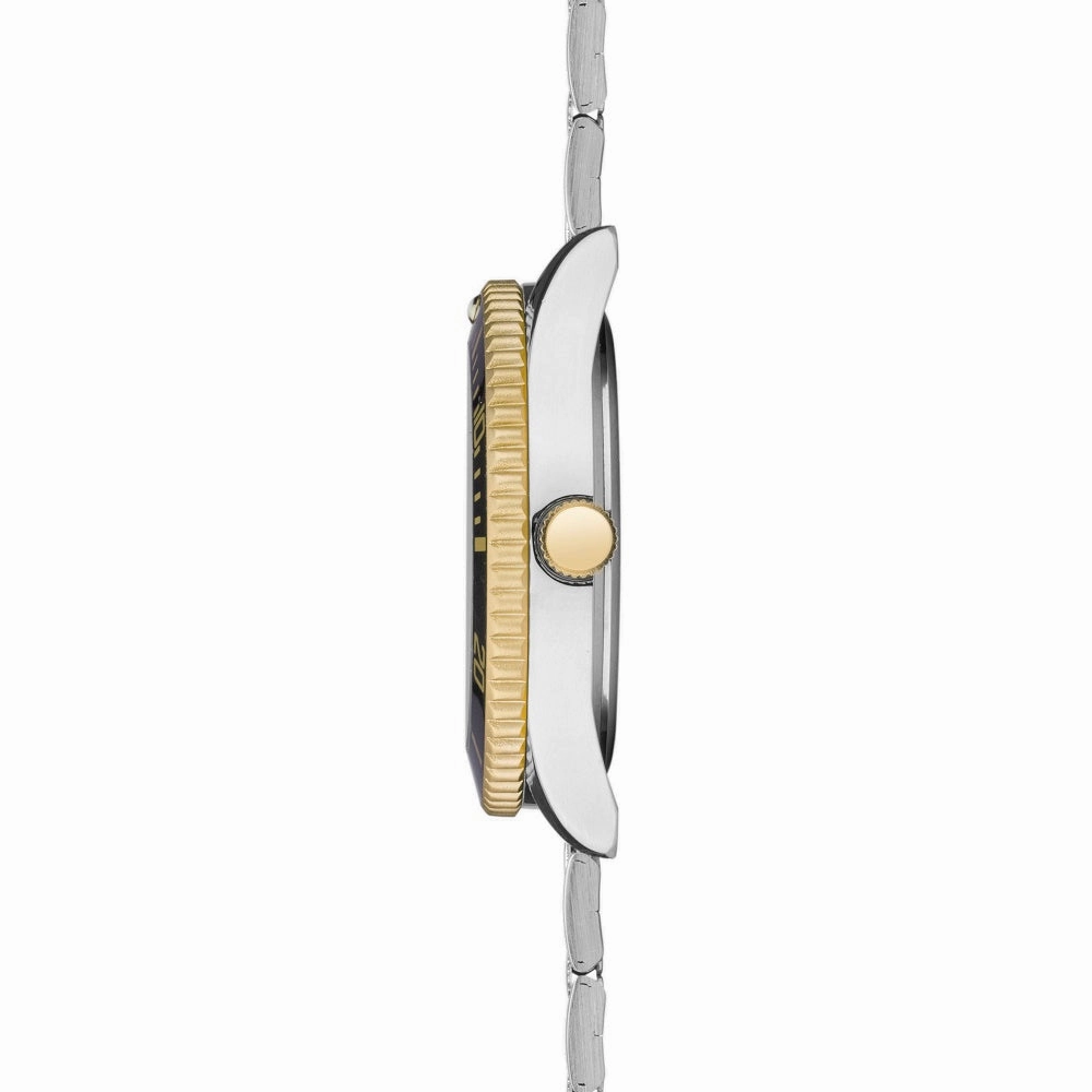 Sekonda Ocean Two Tone Black Dial Men's Watch 30139